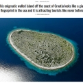 A horvát Baljenac sziget (ujjlenyomat-sziget)