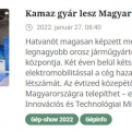 Kamaz gyár lesz Magyarországon