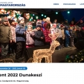 Advent 2022 Dunakeszi, Casalgrande tér, 