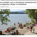 Új fejlesztések a dunakeszi strandon